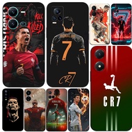 Case For vivo Y71 Y71A Y73S 5G Y76 S7e 5G Y81 Y83 no finger print hole Phone Soft Silicon Goat CR7