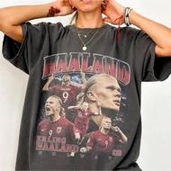 Erling Haaland Norwey Oversize Vintage Wash Shirt, Unisex Shirt