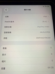 iPad Pro 11吋 2018 128gb
