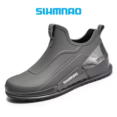 2025 New Outdoor Waterproof Fishing Shoes Hunting Sports Shoes Bicycle Rubber Shoes Anti Slip Lightw