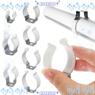 QIPAOMY 5Pcs Spring Terry Clip, Base Tool With Rubber Protection Lamp Tube Clip,  Clamp Holders T3/T