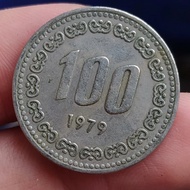 korea selatan koin 100 won cetakan lama - 1 keping