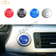 Car Engine Start Stop Button Replace Cover Switch Trim Ring Sticker For BMW BMW E90 E92 E93 320i Int