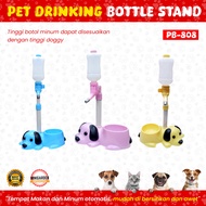 PET DRINKING BOTTLE STAND PB 808 tempat makan minum anjing kucing pet bowl feeder otomatis