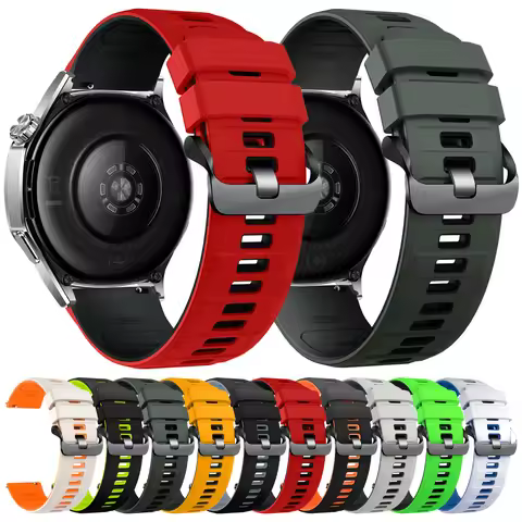 22mm Replacement Silicone Strap For Huami Amazfit Balance 2 Watch Band For Amazfit GTR 4 3 Pro 2 2E 