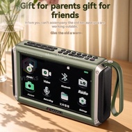 Vistas  SANSUI F55 Wireless Bluetooth Speaker 7-inch LED Display Radio Portable FM Radio TF Card Slo