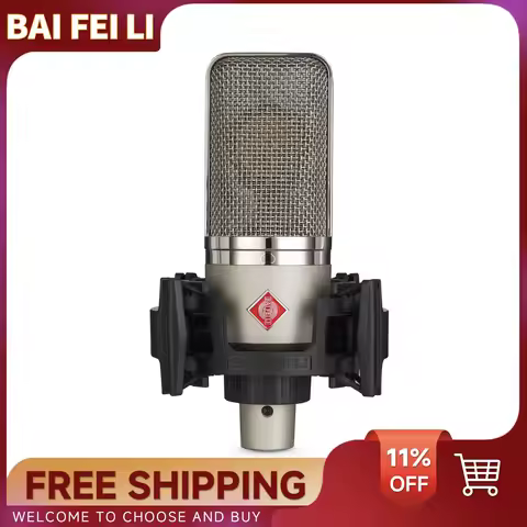 BAIFEILI V6 Professional Condenser Microphone XLR With 34mm Large Diaphragm Cardioid for Podcasting