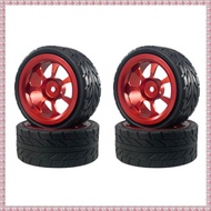 (WBNC) Tyres Metal Wheel Hubs and Tires for 1/14 14301 14302 14303 RC Car Upgrade Parts