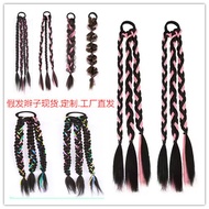Wig Braids Twist Long Braids Boxing Braids Fish Bone Braids Double Ponytail Dirty Braids Hair Female