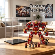 Acrylic Display Case for Lego 76247 Hulkbuster Kotak Pameran Figura Collector Showcase Malaysia