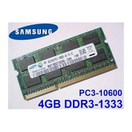 4GB DDR3 1333 MHz PC3-10600S SAMSUNG M471B5273CH0-CH9 SO DIMM LAPTOP RAM MEMORY
