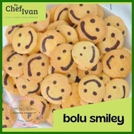 Snack Kiloan Cemilan Jajanan Jajan Kiloan Bolu Smiley Kering Mini