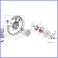 ◸ ✍ ✪ 1pc Flange Hub Oil Seal/Dust Seal (Rear Wheel) for XRM110/125/Wave125/RS125 (Genuine 91251-KG