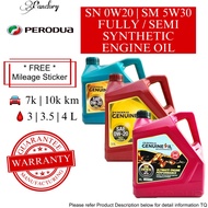 【💯ASLI】MINYAK HITAM ENJIN PERODUA ENGINE OIL (0W20)(5W30) API SN SM/ FULLY SEMI SINTETIK FULLY SYNTH