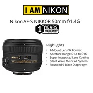 NIKON AF-S NIKKOR 50MM F/1.4G LENS NIKON 50MM 1.4 PRIMES LENS POTRAIT LENS NIKON LENS