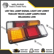 LED TAIL LAMP SIGNAL LIGHT 24V LORRY TRAILER TRUCK LAMP LAMPU REAR BELAKANG LORI