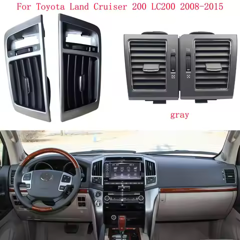 Car A/C Air Conditioner Outlet Air Fresh Grill outlets For Toyota Land Cruiser 200 LC200 2008 -2015