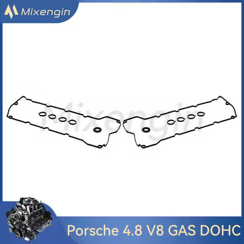 engine Valve Cover Gasket Kits fit 4.8 L T V8 GAS DOHC for Porsche Cayenne Panamera 4.8L 2008-2014 O