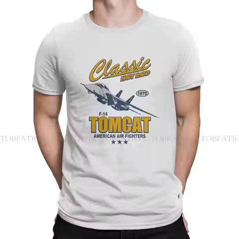 F-14 Tomcat Classic Hipster TShirts Top Gun Maverick Film Male Harajuku Pure Cotton Tops T Shirt O N