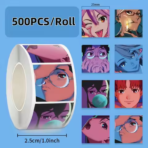 500PCS/Roll Cartoon Anime DAN DA DAN Sealing Graffiti Stickers for Helmet Bicycle Hand Account Penci