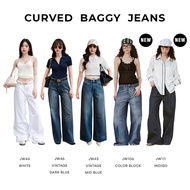 Wara curved BAGGY jeans-10 colors