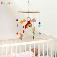 predolo Baby Crib Mobile Wooden Bedroom Hanging Decoration Developmental Toys Newborn Rattles Mobile