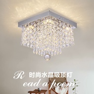 Square Simple Aisle Living Room LED Ceiling Crystal Light Balcony Entrance Corridor Aisle Light Crea