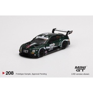 Mini GT 1:64 Car Model Bentley Continental GT3 107 Team Bentley 2019 - MGT00208