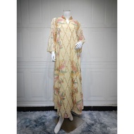 AB511 Printed Dress 2026 New Style Women's Temperament Long Skirt Ladies Fashion Long-Sleeved Long S