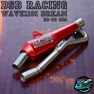 DSB RACING ท่อย่นคอไล่28-38MM สำหรับW110i 2012-2020 ทำสีพาวเดอร์โค้ทเลือกสีได้ ของแต่งw110i อะไหล่แต