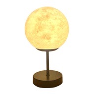 【AiBi Home】-3D Moon Lamp Bedside Table Lamp Dimmable Bedside Lamp Small Modern Bedroom Lamp Bed Side LED Desk Light Nightstand Lamp Durable Easy Install Easy to Use