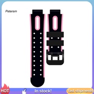PP   Watch Band Soft Universal Silicone 15mm Smartwatch Waterproof Wristband Replacement for Kids