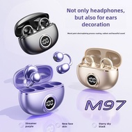 Headphones Bluetooth new noise cancelling wireless M97 ultra long endurance digital display headphon