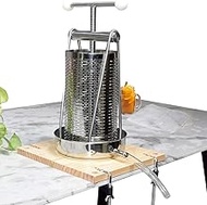 Tincture Herb Cheese Fruit Wine Manual Tabletop Press all-in-one Stainless Steel-1.32Gallon/ 5 Litre