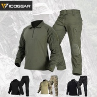 IDOGEAR Tactical G4 Uniform Shirt & Pants With Knee Pads Men's Sports Overalls 3005