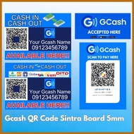 ✯ □ ◆ Gcash QR Code Sintra Board | Scan to Pay QR Code | Gcash Accepted Here