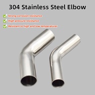 304 stainless steel elbow 135 degree double straight edge extended elbow automatic welding bright su