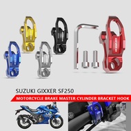 for SUZUKI Gixxer SF250 Gixxer 250 Motorcycle Hook Hanger Modified Brake Master Cylinder Bag Helmet 