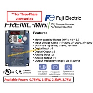 [FUJI ELECTRIC] INVERTER DRIVE (VFD/VSD) FRENIC-MINI C2S (THREE PHASE 200V) 0.75, 1.1, 2.2, 3.7
