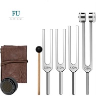 Tuning Fork Set-Weighted& Unweighted-Frequency Tools(128Hz 432Hz 512Hz 528Hz) Includes Activator, Ma