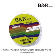 B&R WG-02 Touchscreen Separator Wire 0.035mm/0.45mm/0.055mm/0.065mm 100M Original