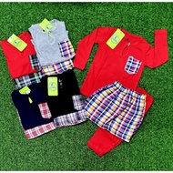 SET BAJU MELAYU BUDAK/BAJU RAYA KAIN COTTON BERSAMPING 6M-6TAHUN READY STOCK 2023