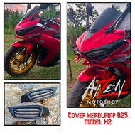 Headlamp Cover R25 Model H2, Lamp Cover R25/R3 Ninja Model H2R