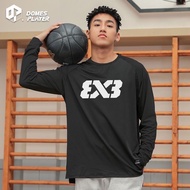 3x3 Basketball Training Clothes Long-Sleeved American Sweatshirt Shooting Clothes Quick-Drying Cloth