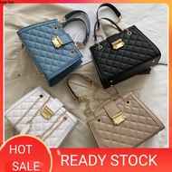 SM1 Women Autumn Big Capital Chain Handbag Crossbody Sling Bag Malaysia Ready Stock Beg Wanita Lady女