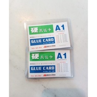 NAME TAG PLASTIK ID CARD TANDA PENGENAL A1 9,9 CM X 6,8 CM LANDSCAPE