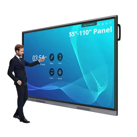 HUSHIDA OEM 65 75 86 100 Inch Interactive Flat Panel Multi Touch Screen Digital Whiteboard Smart Boa