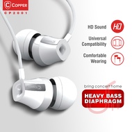 COPPER HEAVY BASS CP2001 Series Earphone / Headset / Handsfree