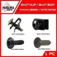 1 PC Body Clip Bolt Yamaha Matic Bebek Mio Sporty Smile M3 ZS 5 TL Soul GT 115 125 X Ride Jupiter MX