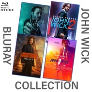 Bluray English Movie John Wick Chapter 1-4 Collection